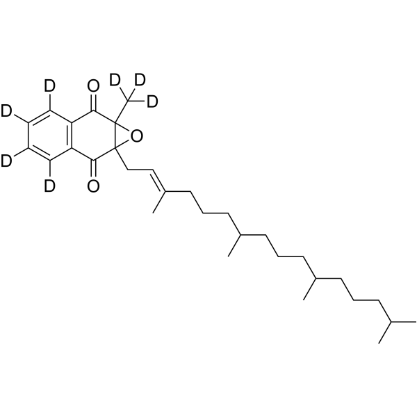 Vitamin K1 2,3-epoxide-d7 Chemical Structure