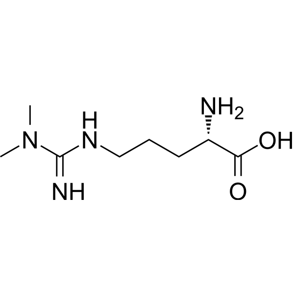 Asymmetric dimethylarginine Chemical Structure