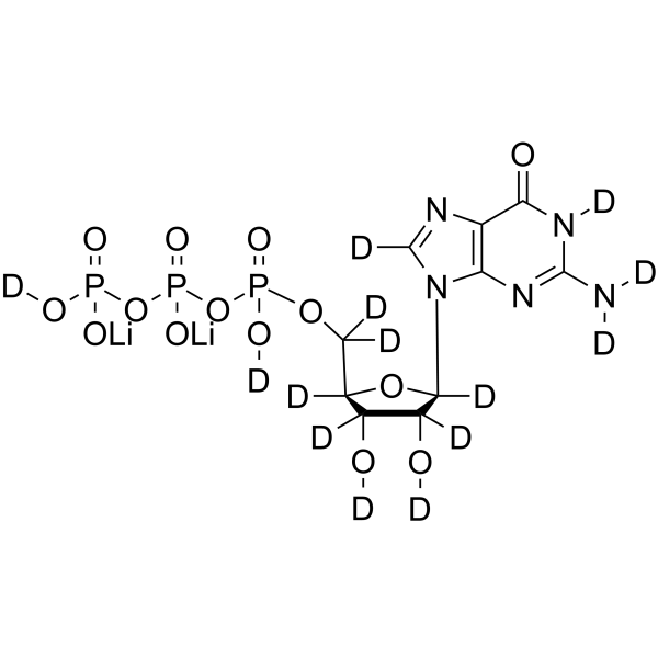 Guanosine <em>triphosphate-d</em>14 dilithium