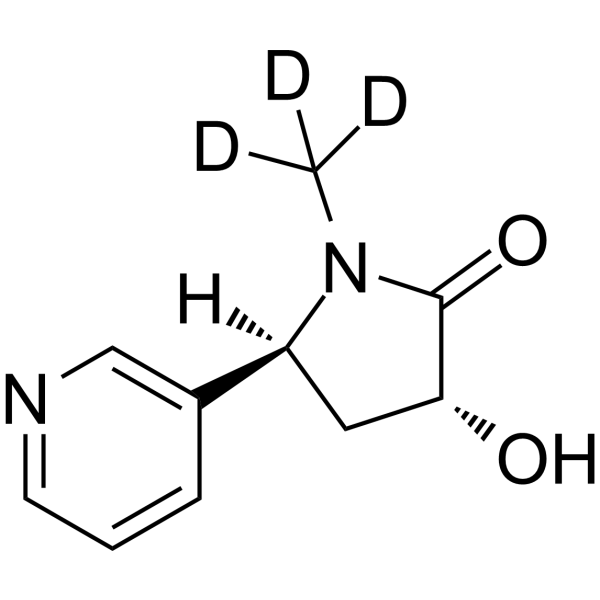 Hydroxycotinine-d<sub>3</sub> Chemical Structure