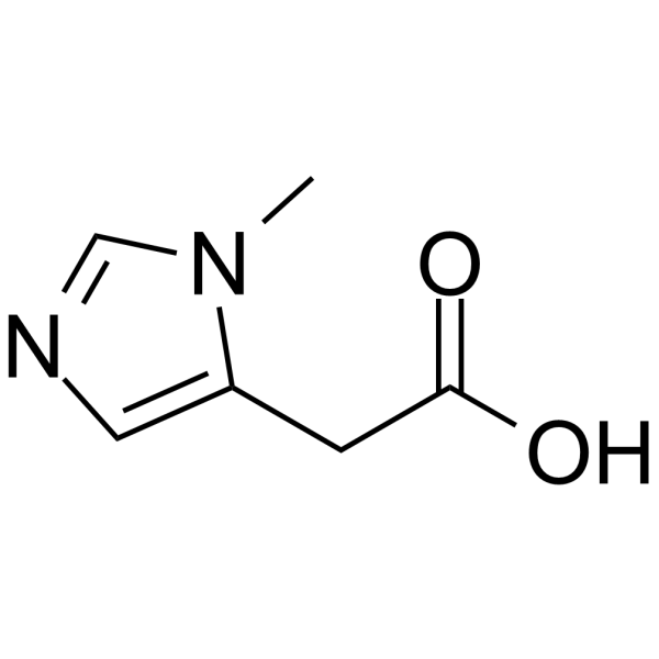 Pi-Methylimidazoleacetic acid Chemical Structure