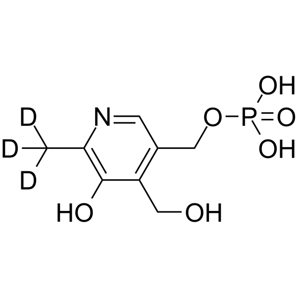 Pyridoxol 5'-phosphate-d<sub>3</sub> Chemical Structure