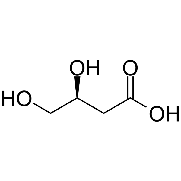 (S)-3,4-Dihydroxybutyric acid Chemical Structure