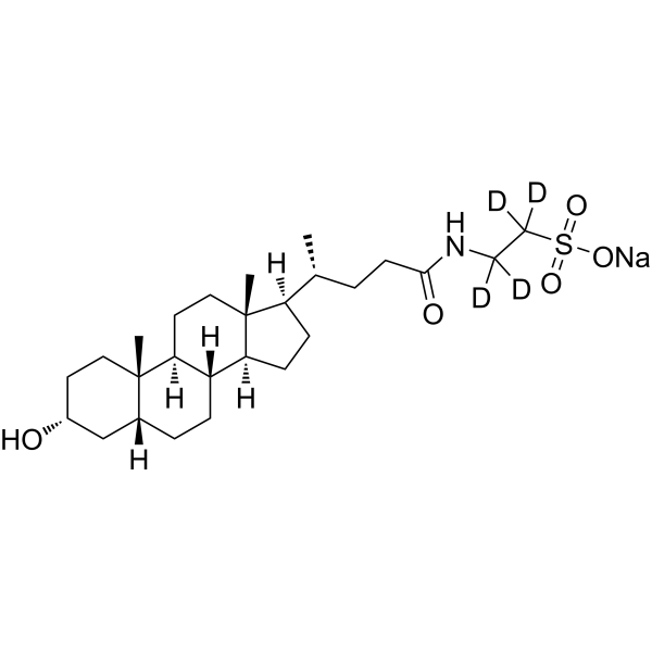 Taurolithocholic acid-<em>d</em><em>4</em>-1 sodium
