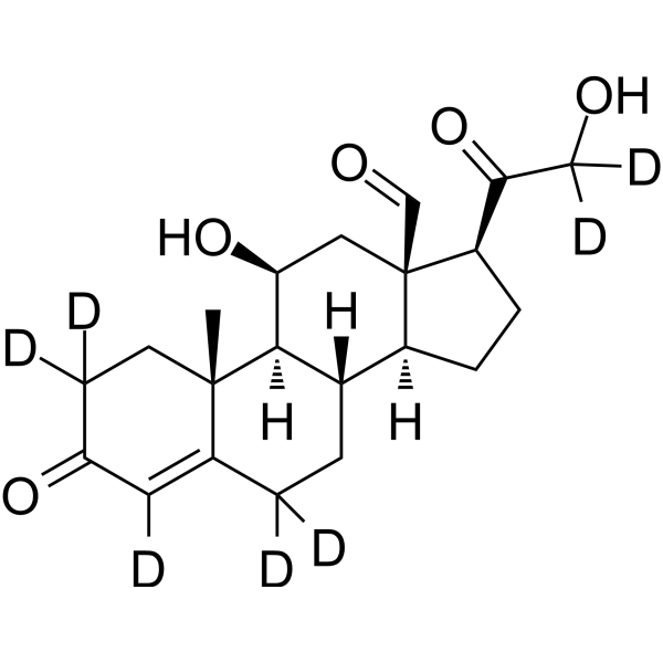 Aldosterone-d<sub>7</sub> Chemical Structure