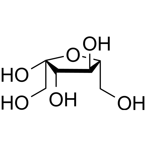 β-D-Fructose Chemical Structure