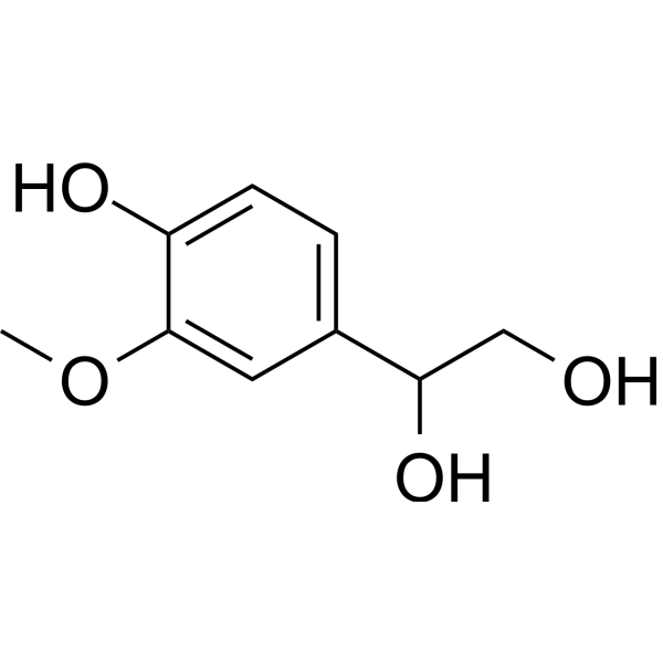 3-Methoxy-4-hydroxyphenylglycol Chemical Structure