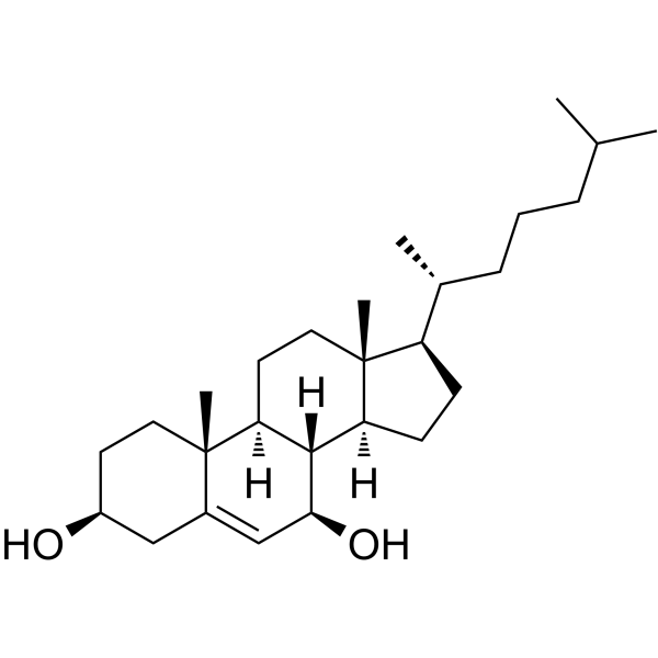 7β-Hydroxycholesterol Chemical Structure