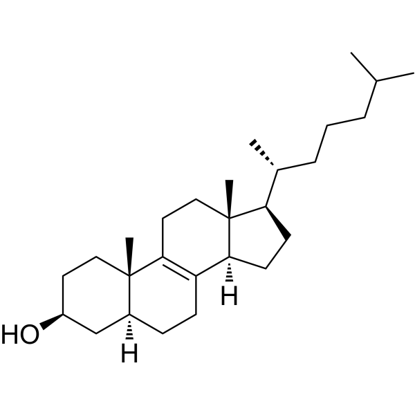 Zymostenol Chemical Structure