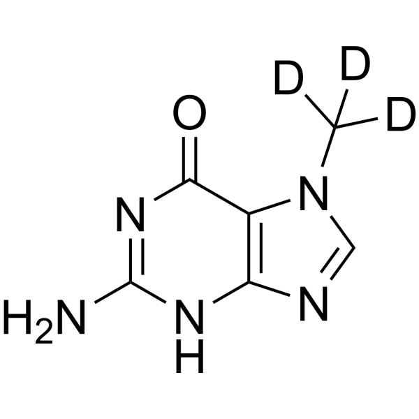 7-Methylguanine-d<sub>3</sub> Chemical Structure