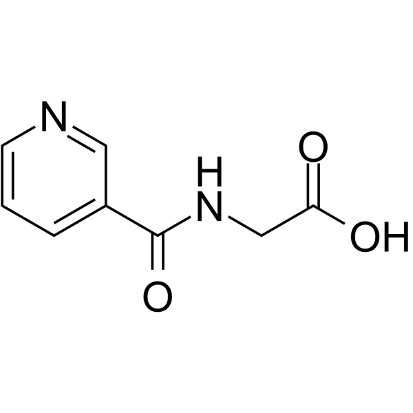 Nicotinuric acid Chemical Structure