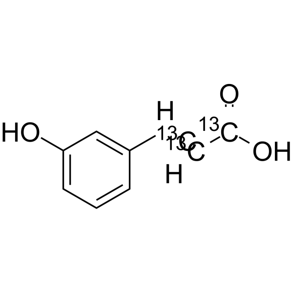 m-Coumaric acid-13C3 Chemical Structure