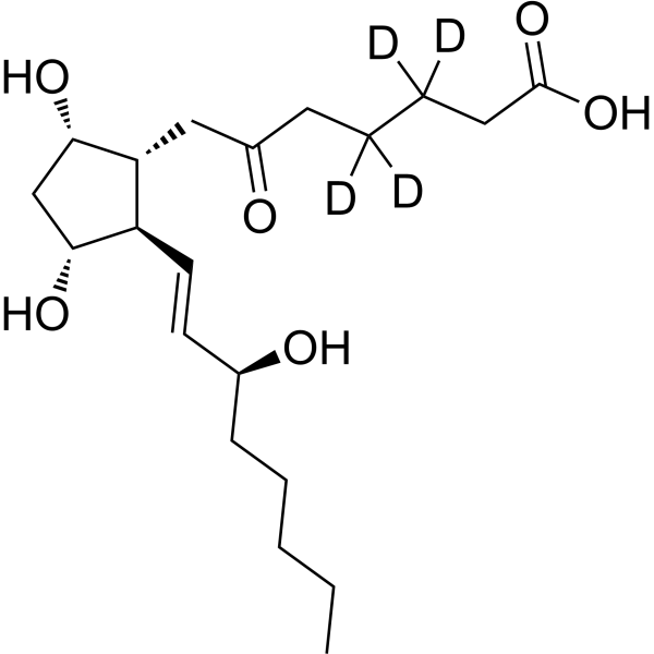 6-keto Prostaglandin F1α-d<sub>4</sub> Chemical Structure