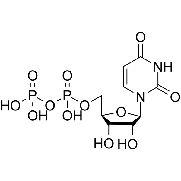 Uridine 5'-diphosphate Chemical Structure