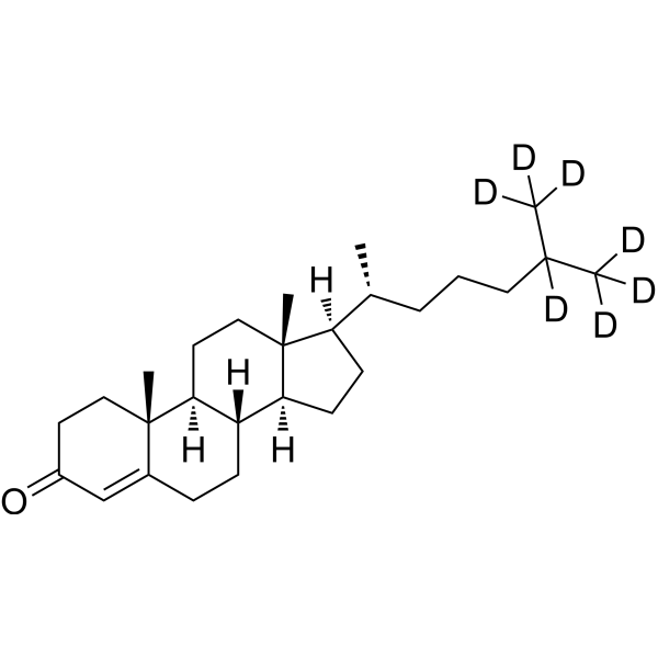 Cholestenone-d<sub>7</sub> Chemical Structure