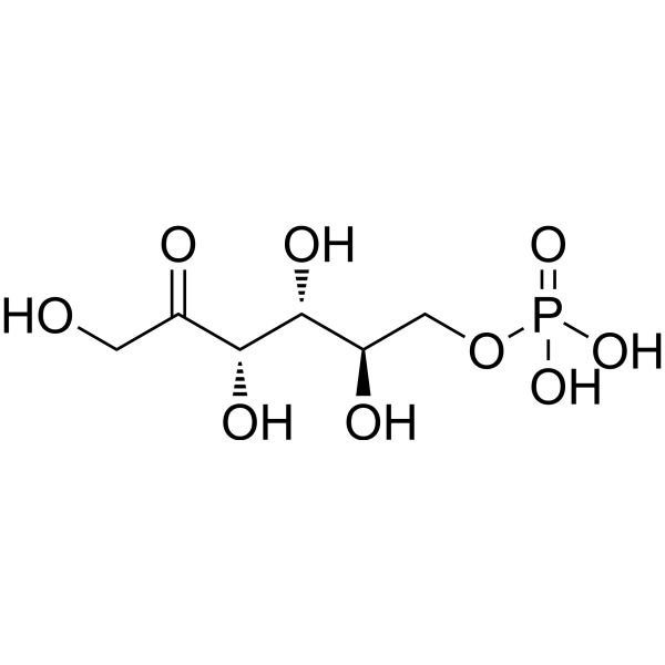 D-Fructose-6-phosphate Chemical Structure