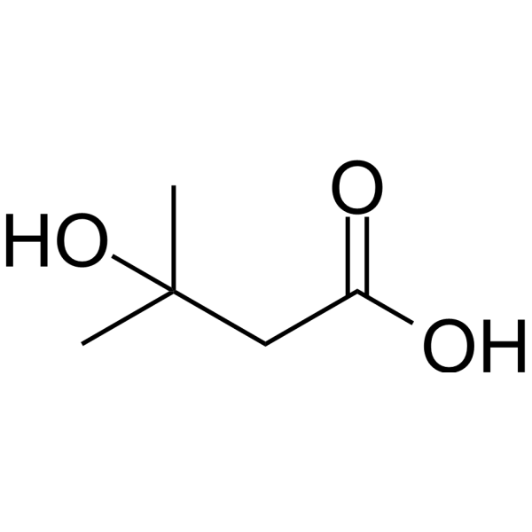 3-Hydroxyisovaleric acid Chemical Structure