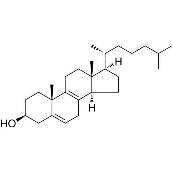 8-Dehydrocholesterol Chemical Structure