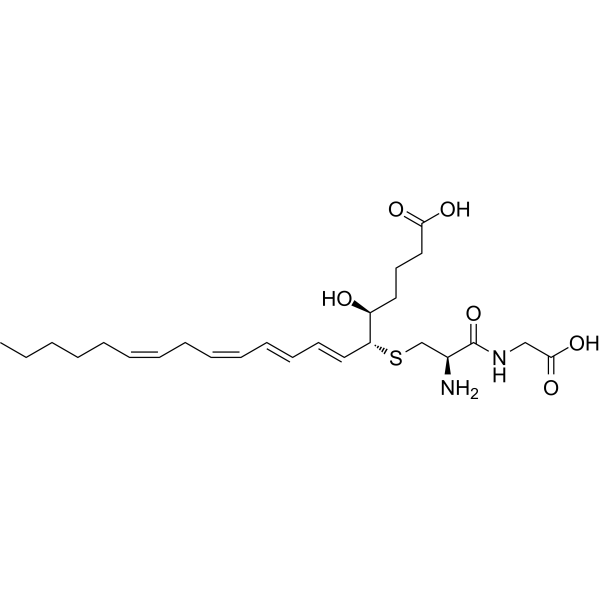Leukotriene D4 Chemical Structure