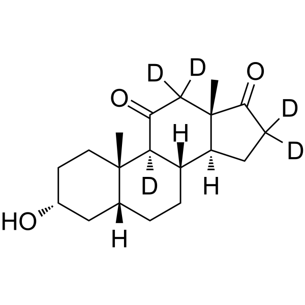 11-Oxo etiocholanolone-d<sub>5</sub> Chemical Structure