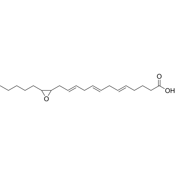 14,15-Epoxyeicosatrienoic acid Chemical Structure