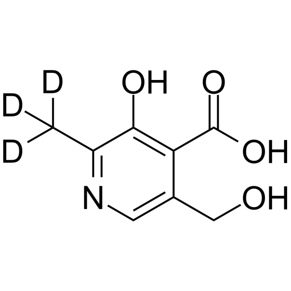 4-Pyridoxic acid-d<sub>3</sub> Chemical Structure