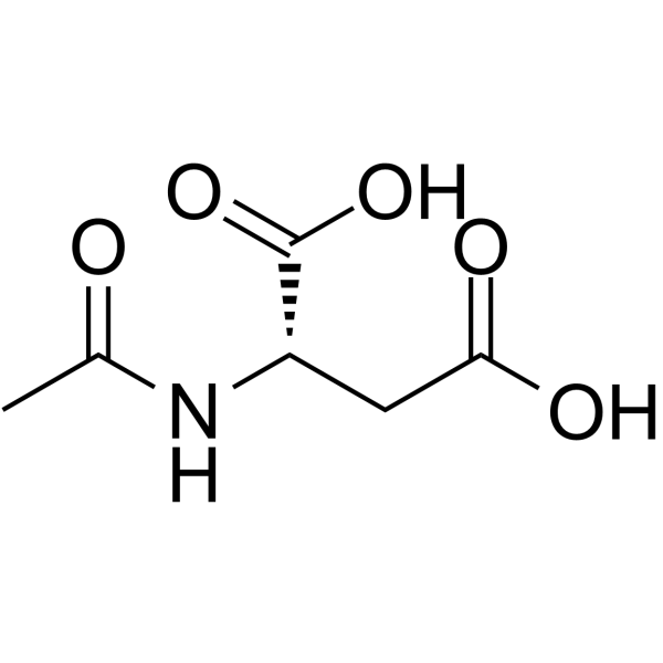 N-Acetyl-L-aspartic acid Chemical Structure
