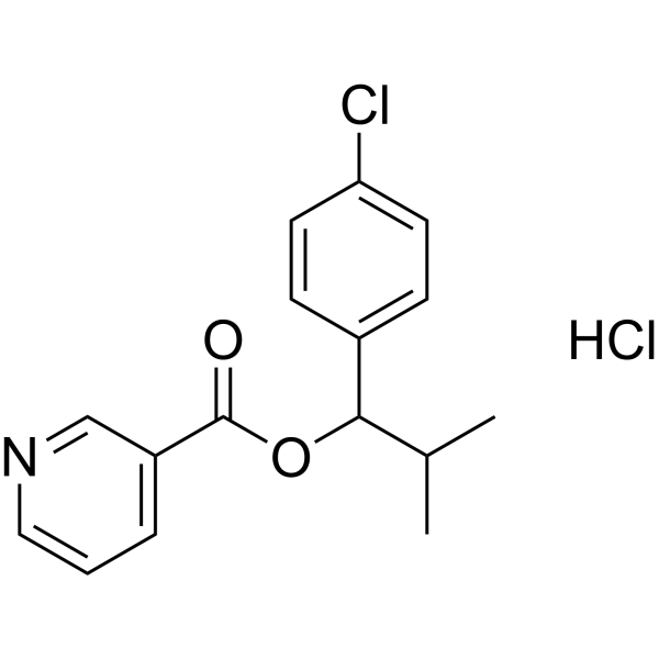 Nicoclonate hydrochloride Chemical Structure