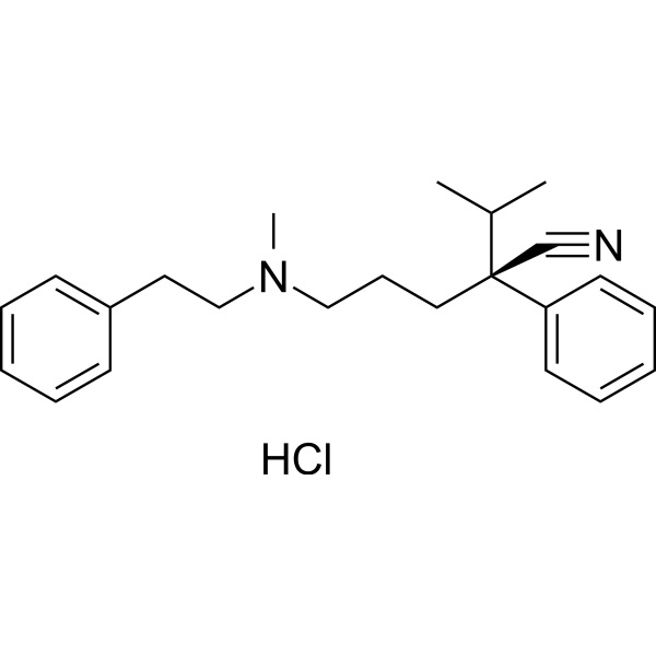 Levemopamil hydrochloride Chemical Structure