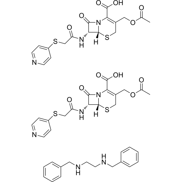 Cephapirin Benzathine Chemical Structure