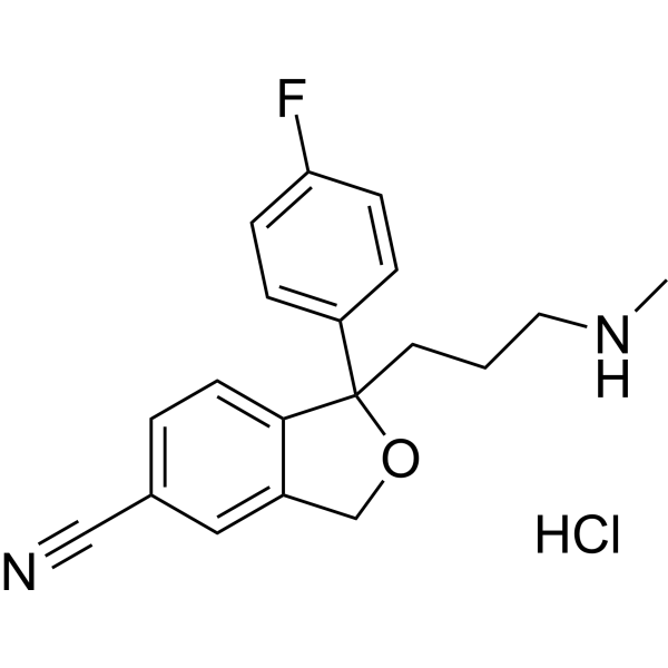 Desmethylcitalopram hydrochloride Chemical Structure