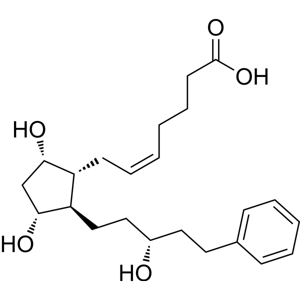 Latanoprost acid Chemical Structure