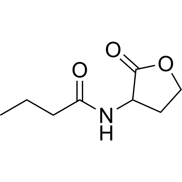 <em>N-Butanoyl</em>-DL-<em>homoserine</em> <em>lactone</em>