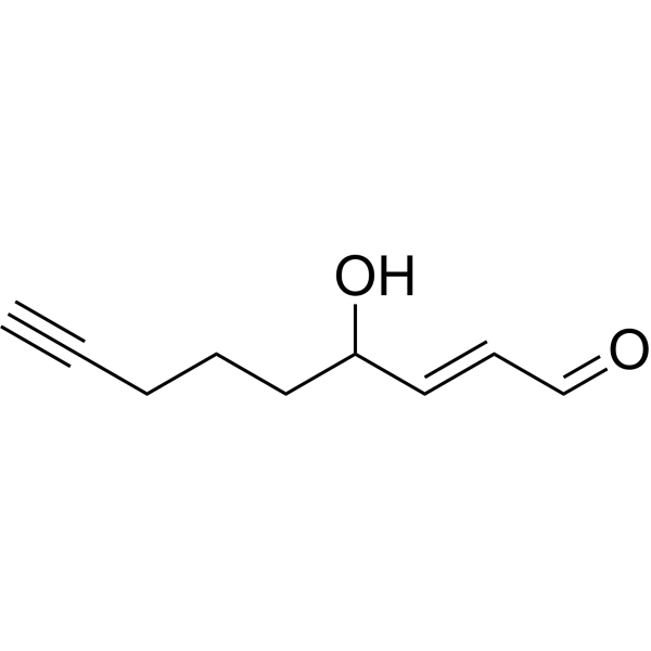 4-Hydroxynonenal alkyne Chemical Structure