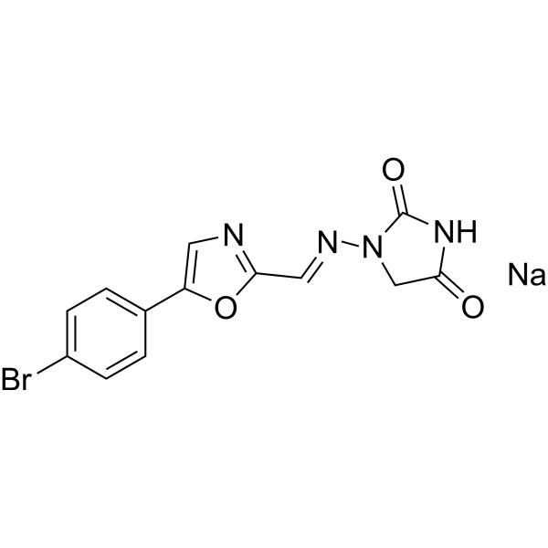 Azumolene sodium Chemical Structure