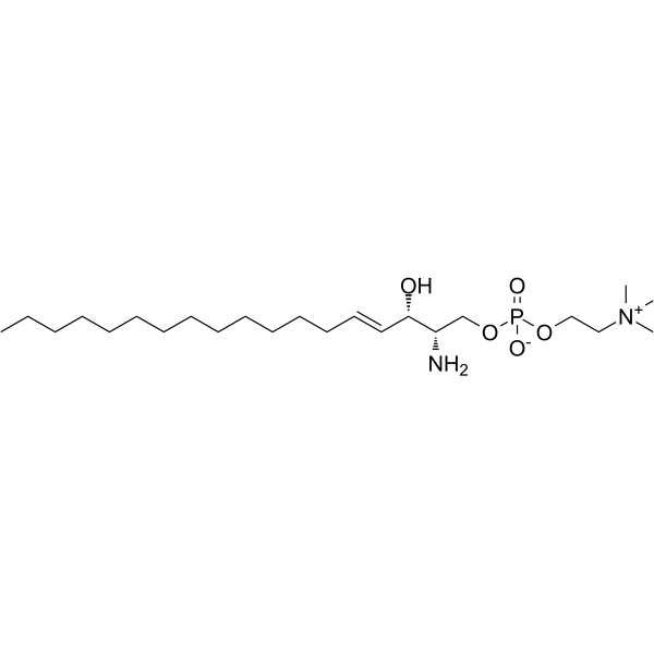 L-threo Lysosphingomyelin (d18:1) Chemical Structure