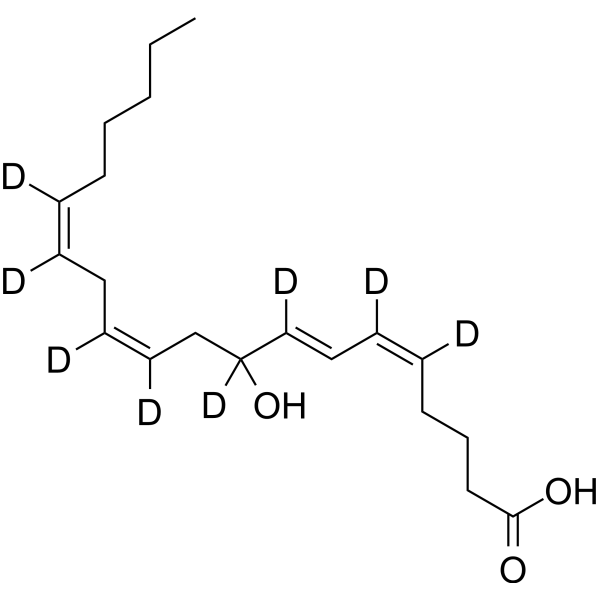 (±)9-HETE-d8 Chemical Structure