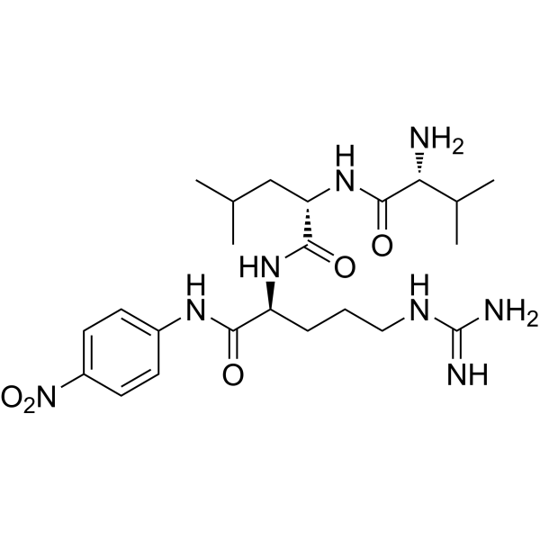 D-Val-Leu-Arg-pNA Chemical Structure