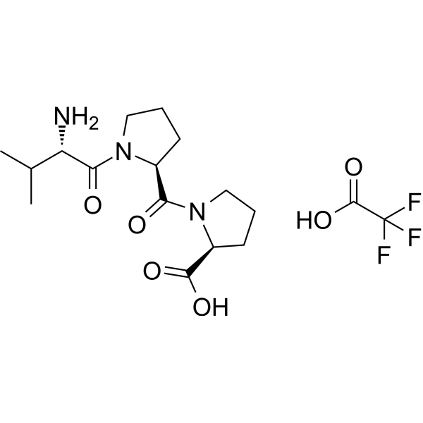 H-Val-Pro-Pro-OH TFA Chemical Structure