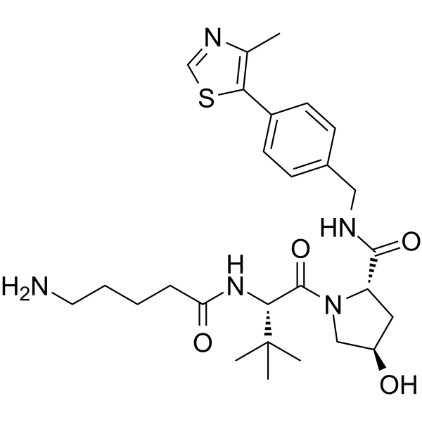 (S,R,S)-AHPC-C4-NH2 Chemical Structure