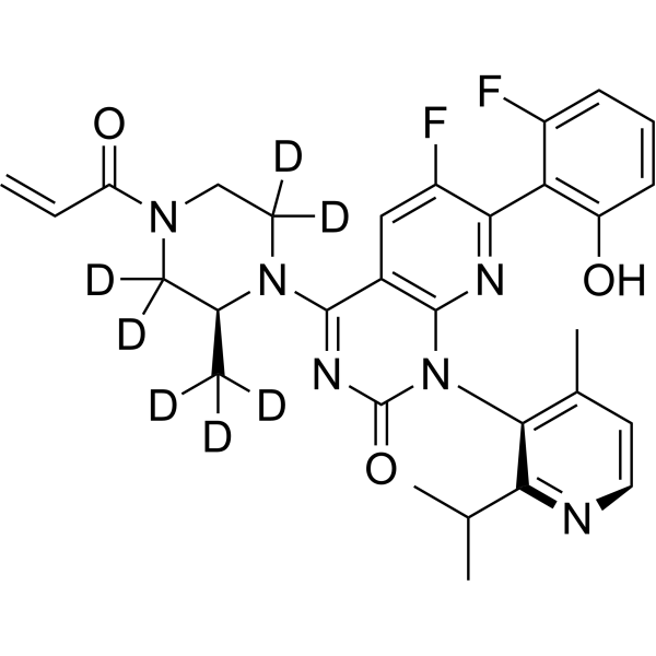 Sotorasib-d<sub>7</sub> Chemical Structure