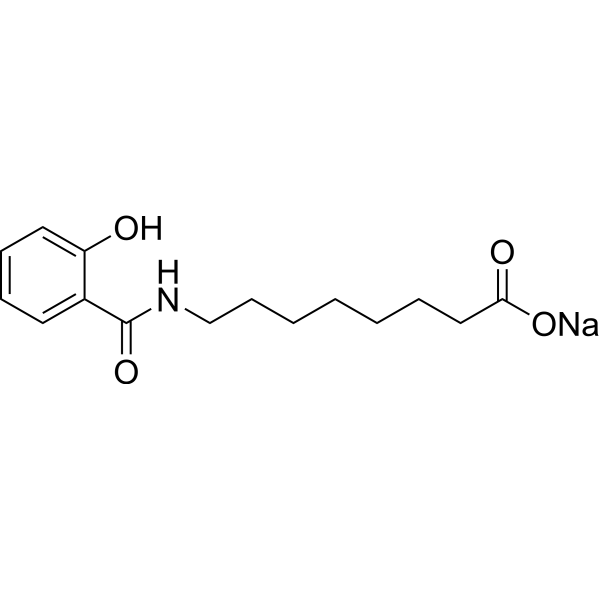 Salcaprozate sodium Chemical Structure
