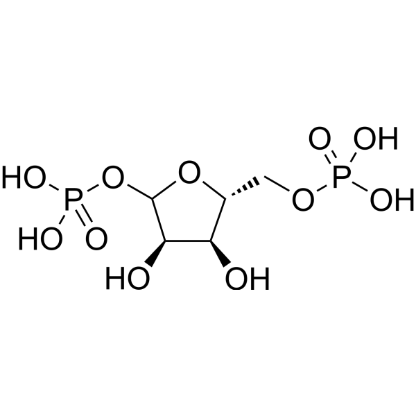 D-Ribose 1,5-diphosphate Chemical Structure