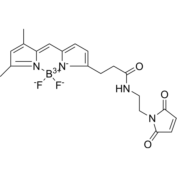 BDP FL maleimide Chemical Structure