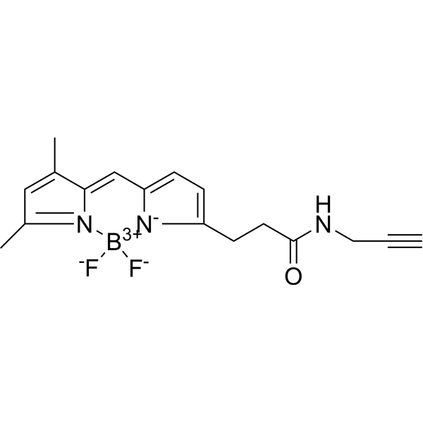 BODIPY FL alkyne Chemical Structure