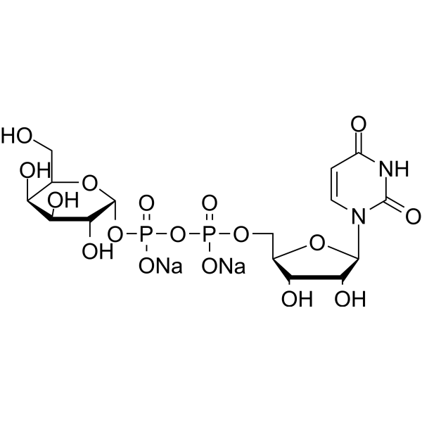 UDP-Galactose disodium Chemical Structure
