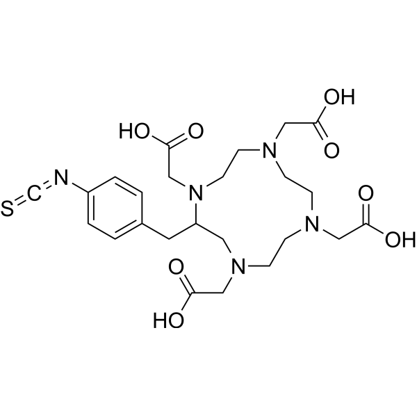 p-SCN-Bn-DOTA Chemical Structure