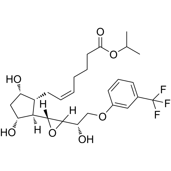 13,14-epoxy Travoprost Chemical Structure