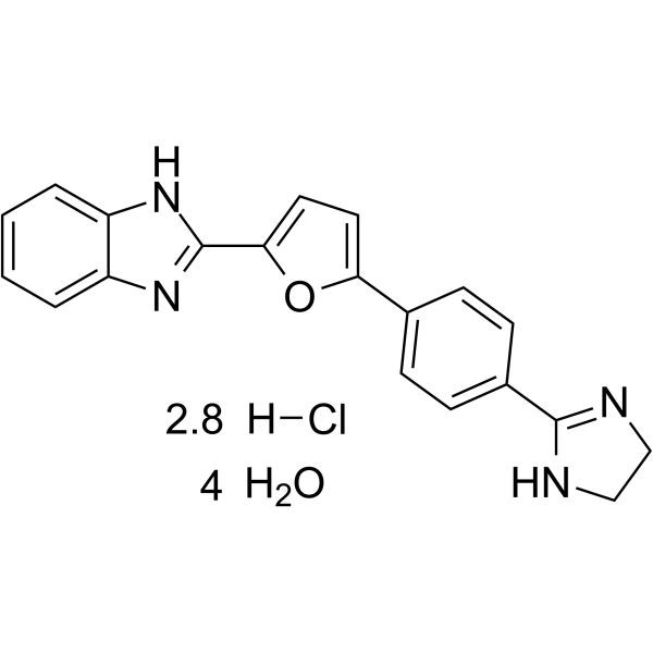 DB772 hydrate Chemical Structure