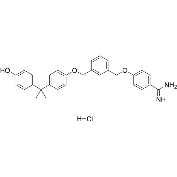 BIIL-260 hydrochloride Chemical Structure